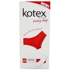 KOTEX PANTY LINERS NORMAL X20