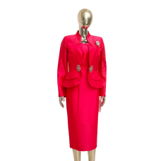 LILY AND TAYLOR SKIRT SUIT